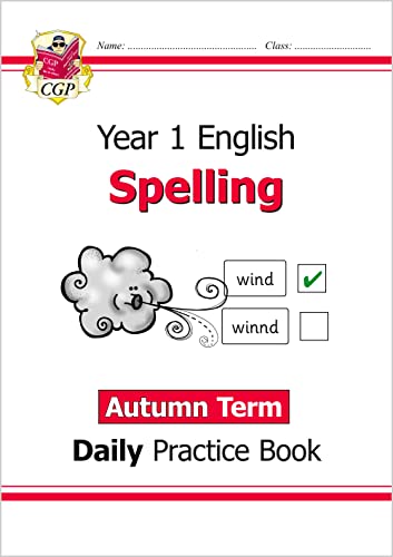 KS1 Spelling Year 1 Daily Practice Book: Autumn Term (CGP Year 1 Daily Workbooks) von Coordination Group Publications Ltd (CGP)